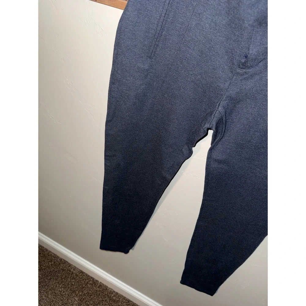 Vince Womens Charcoal Grey Skinny Leg Zip Pocket Ponte Pants‎ Size M Heathered